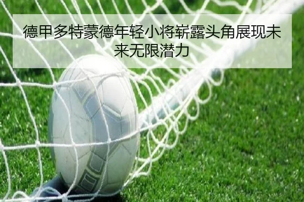 德甲多特蒙德年轻小将崭露头角展现未来无限潜力